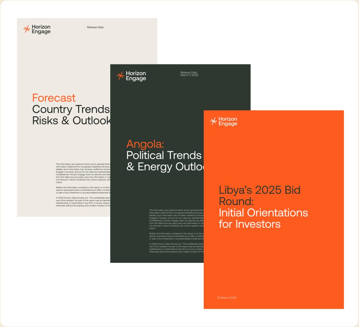 Horizon Engage country report covers. Product still from horizonengage.com.